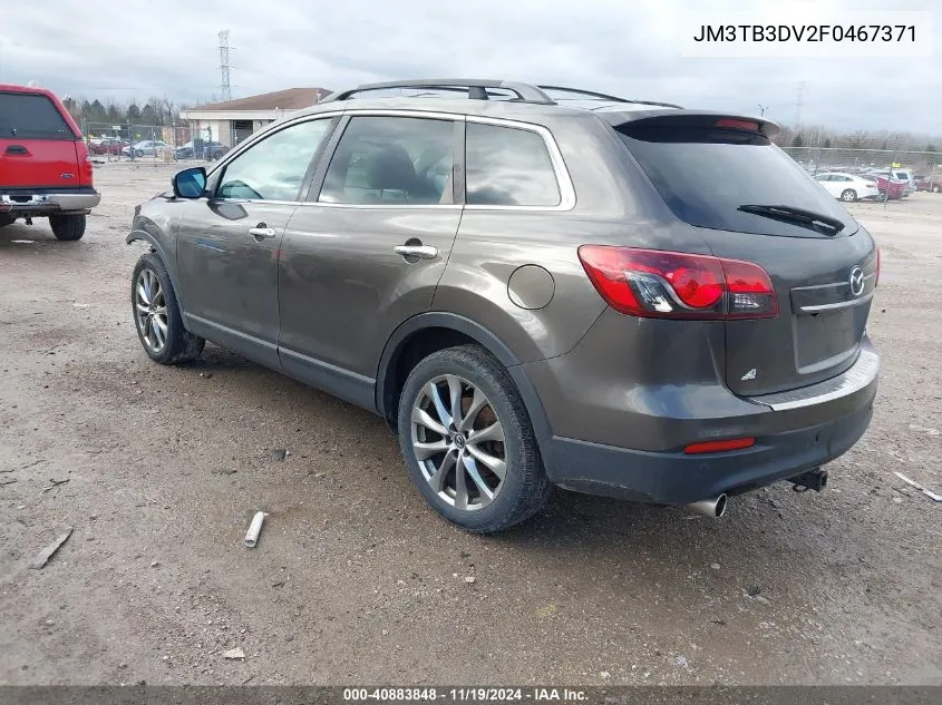 2015 Mazda Cx-9 Grand Touring VIN: JM3TB3DV2F0467371 Lot: 40883848