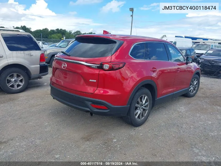 JM3TCBCY4G0118474 2016 Mazda Cx-9 Touring