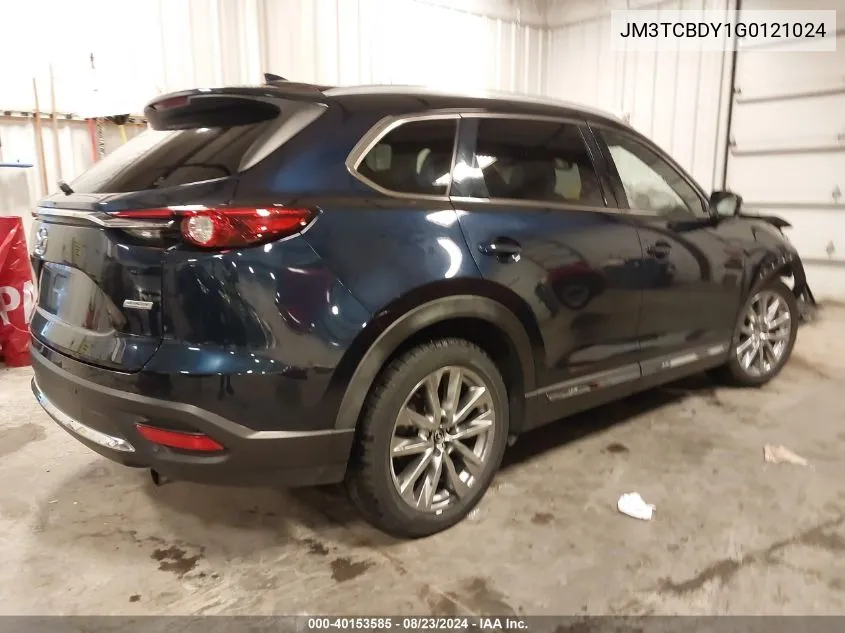 2016 Mazda Cx-9 Grand Touring VIN: JM3TCBDY1G0121024 Lot: 40153585