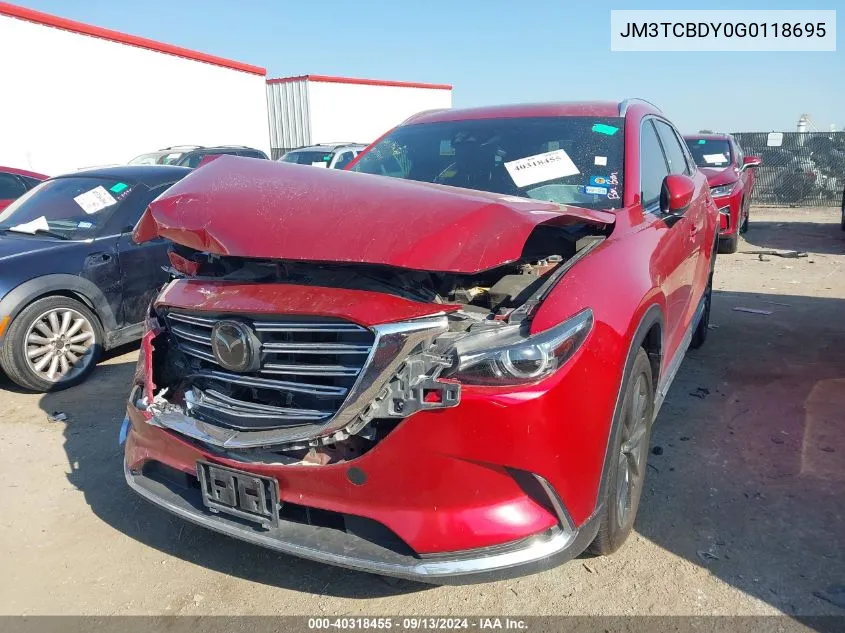 JM3TCBDY0G0118695 2016 Mazda Cx-9 Grand Touring