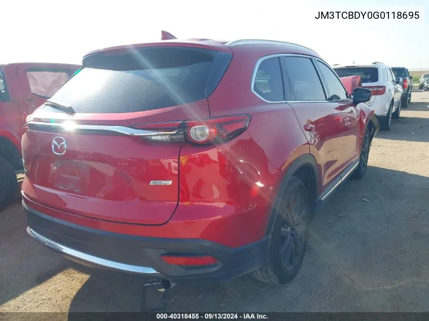 JM3TCBDY0G0118695 2016 Mazda Cx-9 Grand Touring