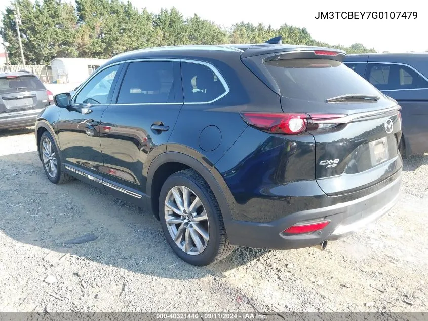 2016 Mazda Cx-9 Signature VIN: JM3TCBEY7G0107479 Lot: 40321446