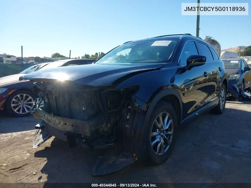 JM3TCBCY5G0118936 2016 Mazda Cx-9 Touring