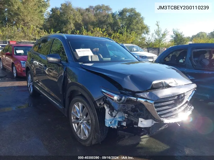 JM3TCBEY2G0110239 2016 Mazda Cx-9 Signature