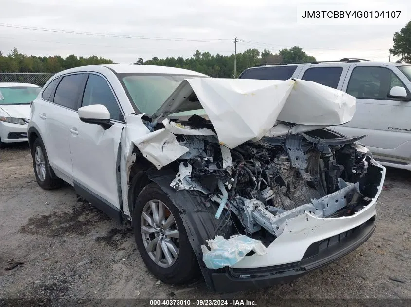 2016 Mazda Cx-9 Touring VIN: JM3TCBBY4G0104107 Lot: 40373010