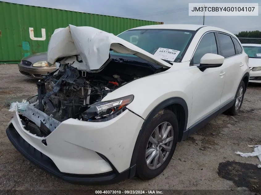 2016 Mazda Cx-9 Touring VIN: JM3TCBBY4G0104107 Lot: 40373010