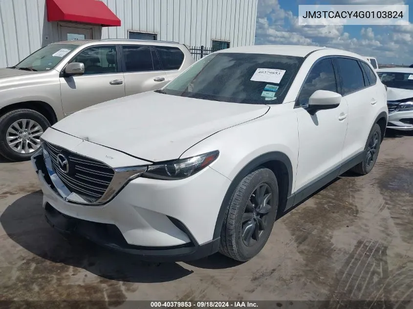 JM3TCACY4G0103824 2016 Mazda Cx-9 Touring