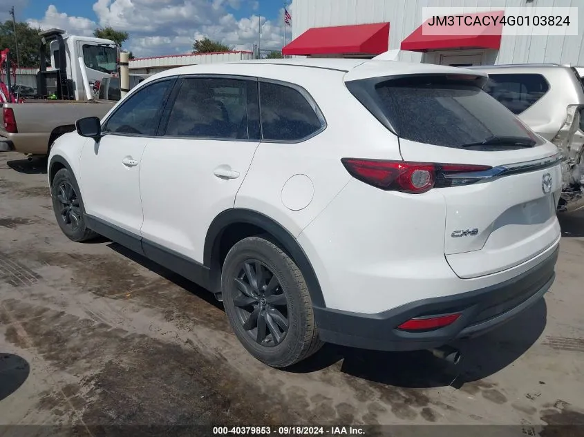 JM3TCACY4G0103824 2016 Mazda Cx-9 Touring