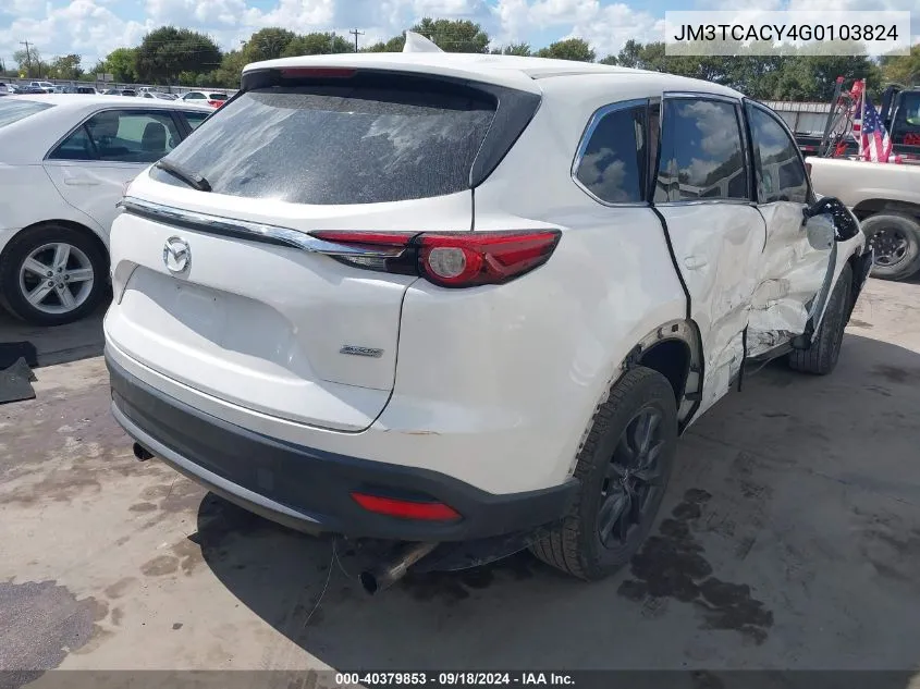 2016 Mazda Cx-9 Touring VIN: JM3TCACY4G0103824 Lot: 40379853