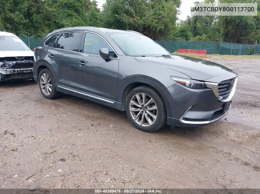 JM3TCBDY8G0113700 2016 Mazda Cx-9 Grand Touring