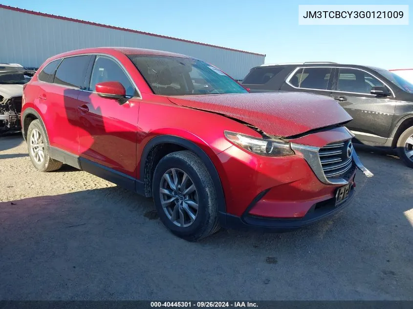 2016 Mazda Cx-9 Touring VIN: JM3TCBCY3G0121009 Lot: 40445301