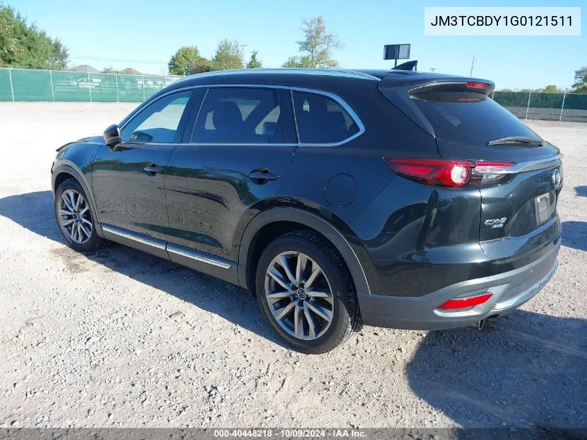 2016 Mazda Cx-9 Grand Touring VIN: JM3TCBDY1G0121511 Lot: 40448218