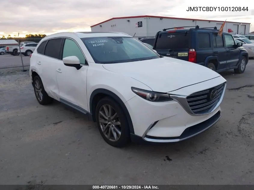 2016 Mazda Cx-9 Grand Touring VIN: JM3TCBDY1G0120844 Lot: 40720681