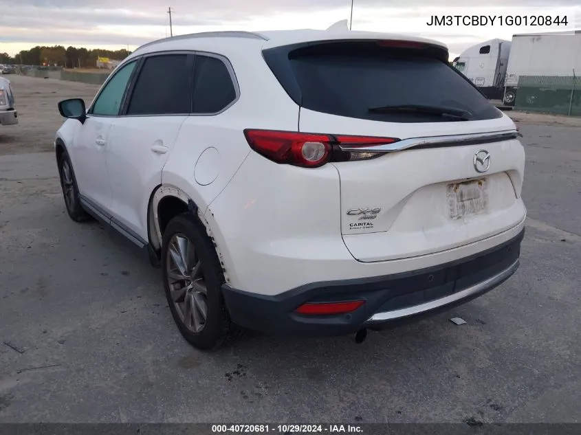 2016 Mazda Cx-9 Grand Touring VIN: JM3TCBDY1G0120844 Lot: 40720681