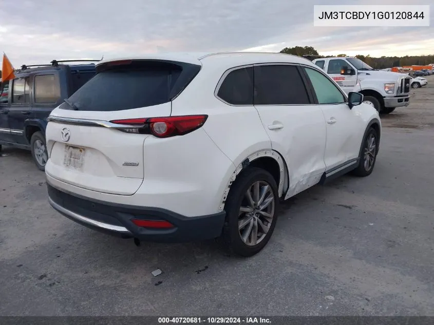 2016 Mazda Cx-9 Grand Touring VIN: JM3TCBDY1G0120844 Lot: 40720681