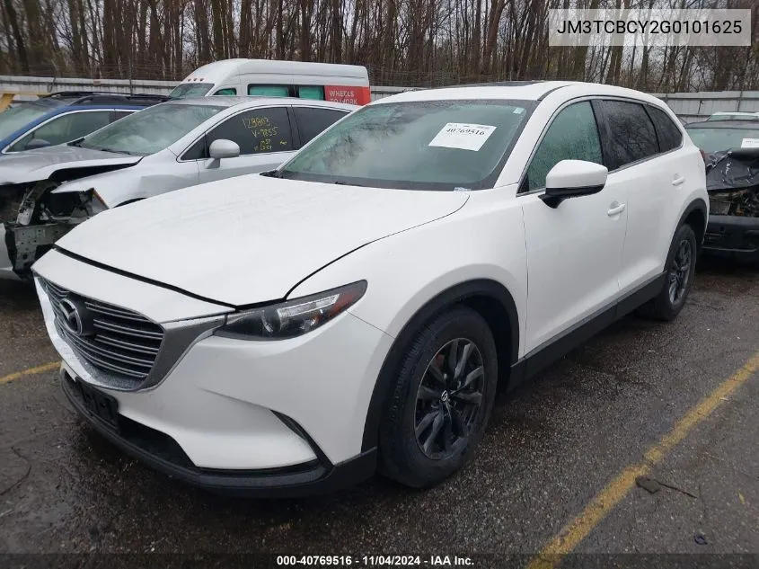 2016 Mazda Cx-9 Touring VIN: JM3TCBCY2G0101625 Lot: 40769516