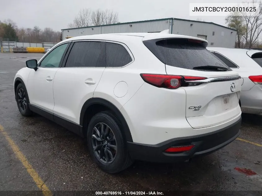 2016 Mazda Cx-9 Touring VIN: JM3TCBCY2G0101625 Lot: 40769516