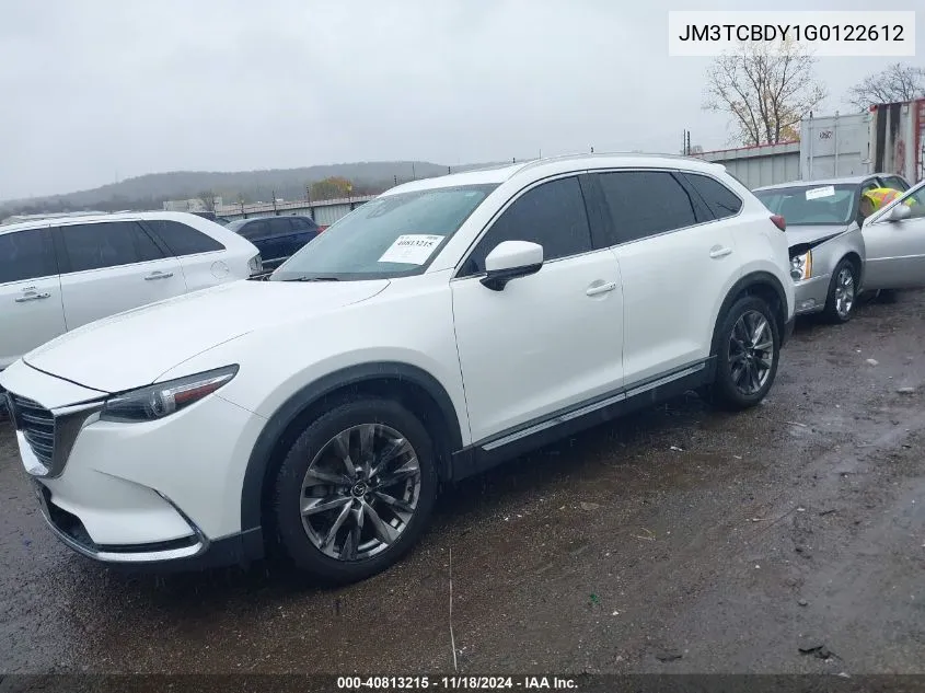 2016 Mazda Cx-9 Grand Touring VIN: JM3TCBDY1G0122612 Lot: 40813215