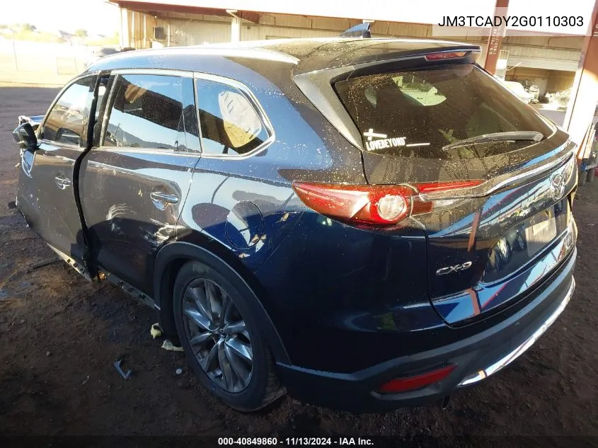 JM3TCADY2G0110303 2016 Mazda Cx-9 Grand Touring