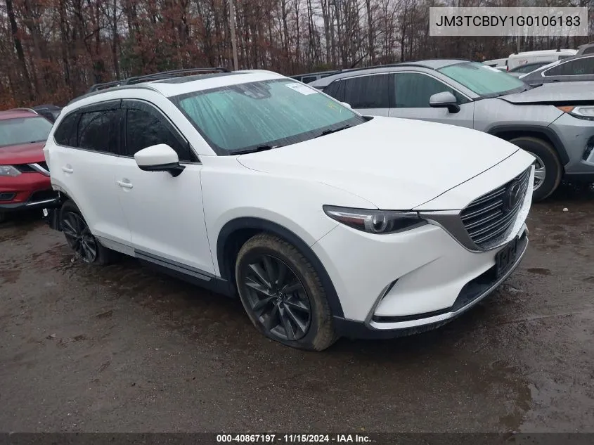 2016 Mazda Cx-9 Grand Touring VIN: JM3TCBDY1G0106183 Lot: 40867197