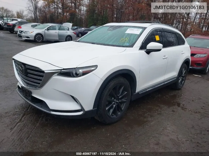 2016 Mazda Cx-9 Grand Touring VIN: JM3TCBDY1G0106183 Lot: 40867197