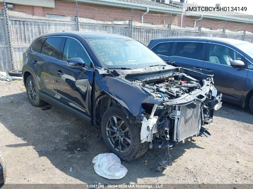 2017 Mazda Cx-9 VIN: JM3TCBCY5H0134149 Lot: 12087280