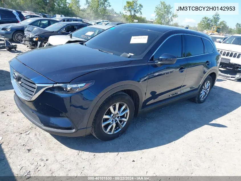 2017 Mazda Cx-9 Touring VIN: JM3TCBCY2H0142953 Lot: 40101530