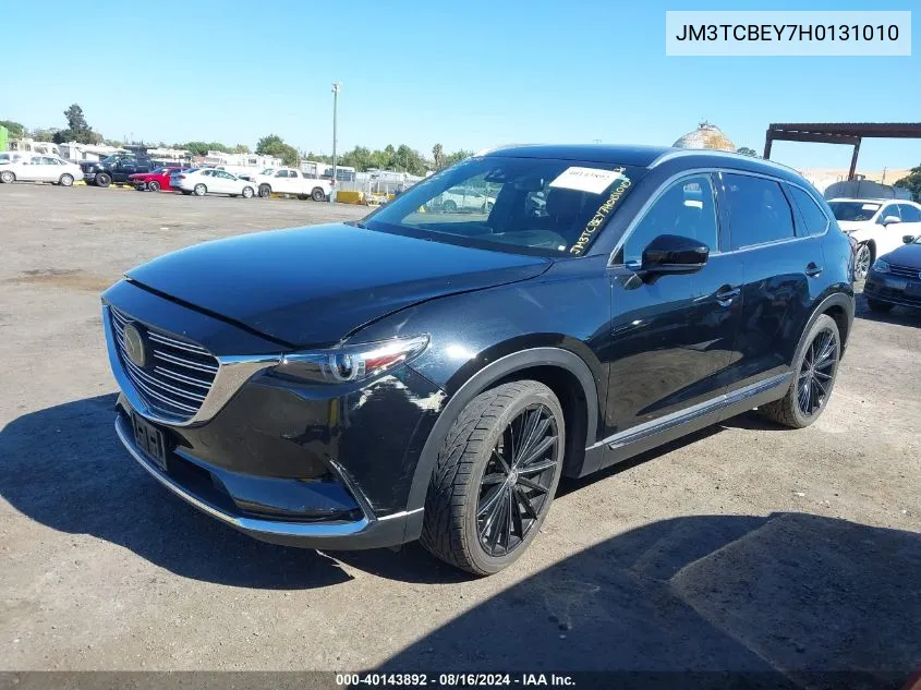 2017 Mazda Cx-9 Signature VIN: JM3TCBEY7H0131010 Lot: 40143892