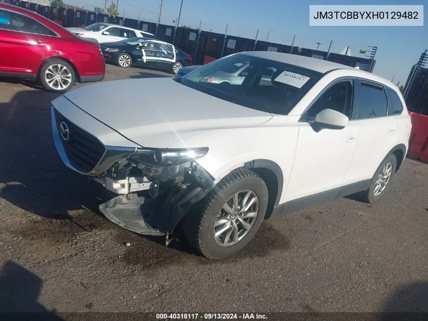 JM3TCBBYXH0129482 2017 Mazda Cx-9 Sport