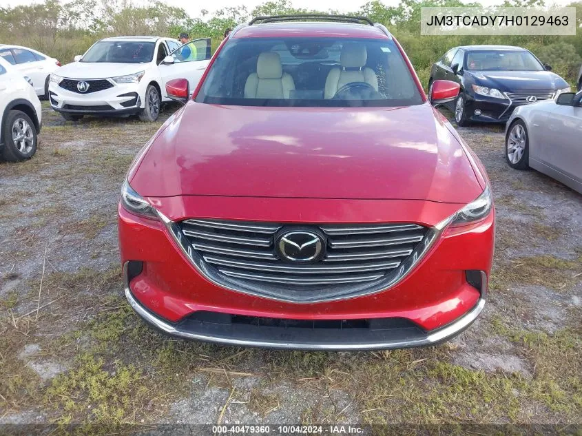 2017 Mazda Cx-9 Grand Touring VIN: JM3TCADY7H0129463 Lot: 40479360