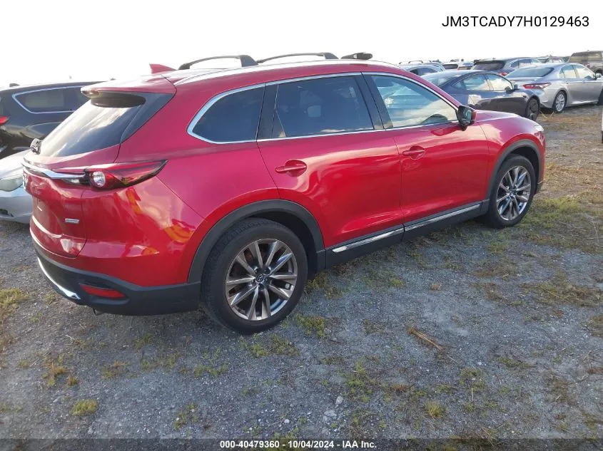 2017 Mazda Cx-9 Grand Touring VIN: JM3TCADY7H0129463 Lot: 40479360