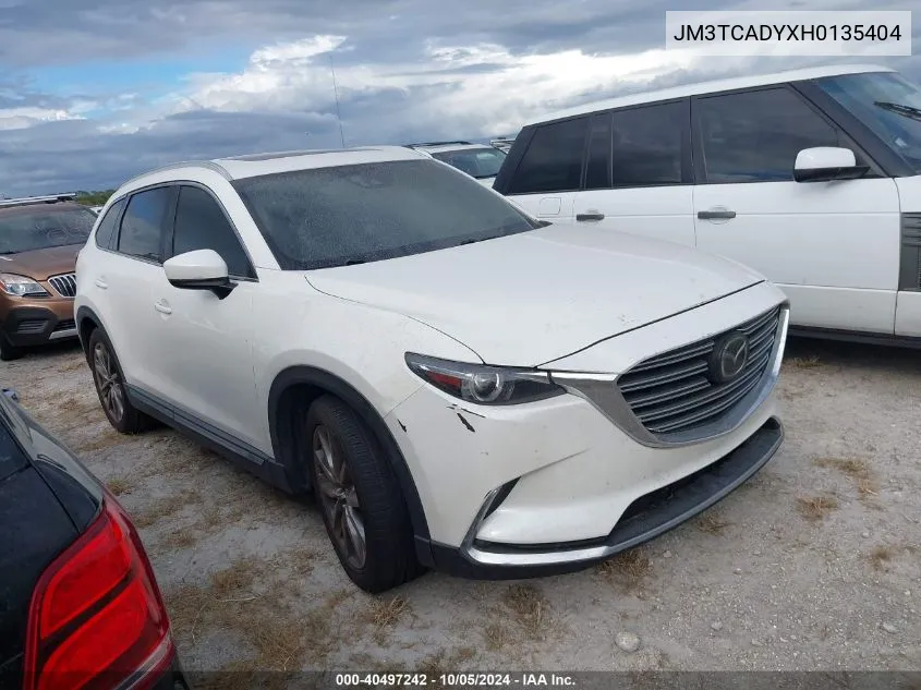 2017 Mazda Cx-9 Grand Touring VIN: JM3TCADYXH0135404 Lot: 40497242