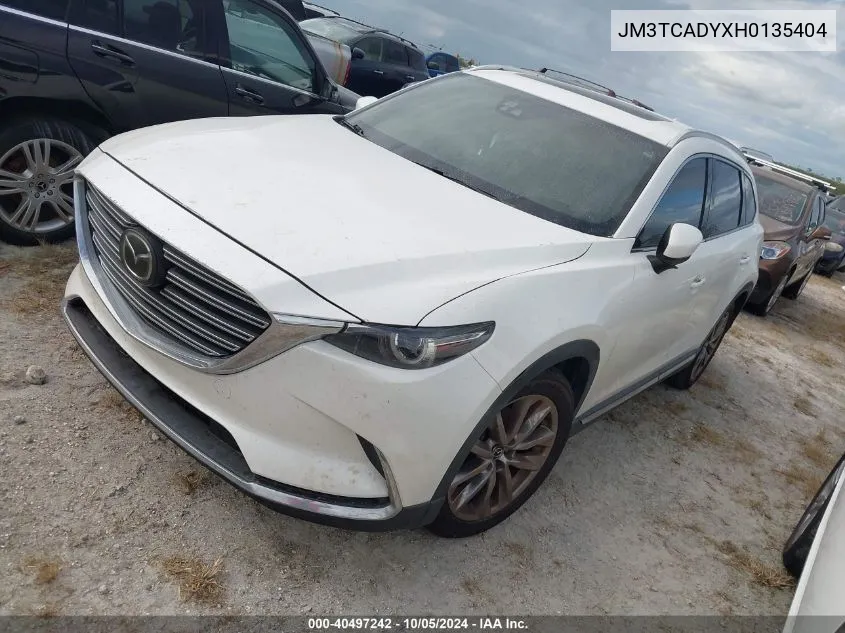 2017 Mazda Cx-9 Grand Touring VIN: JM3TCADYXH0135404 Lot: 40497242