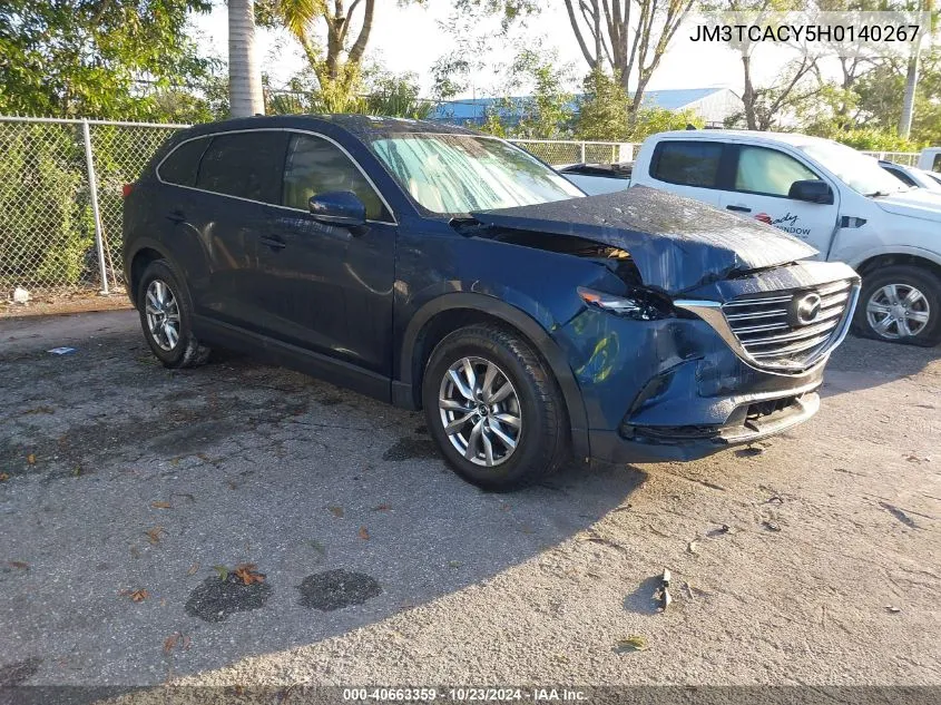 JM3TCACY5H0140267 2017 Mazda Cx-9 Touring