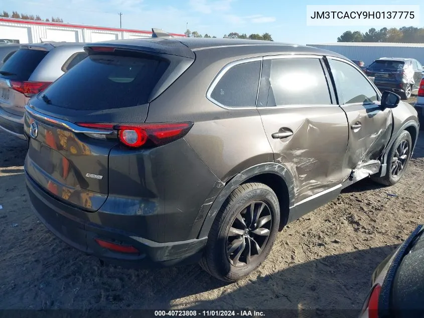 JM3TCACY9H0137775 2017 Mazda Cx-9 Touring