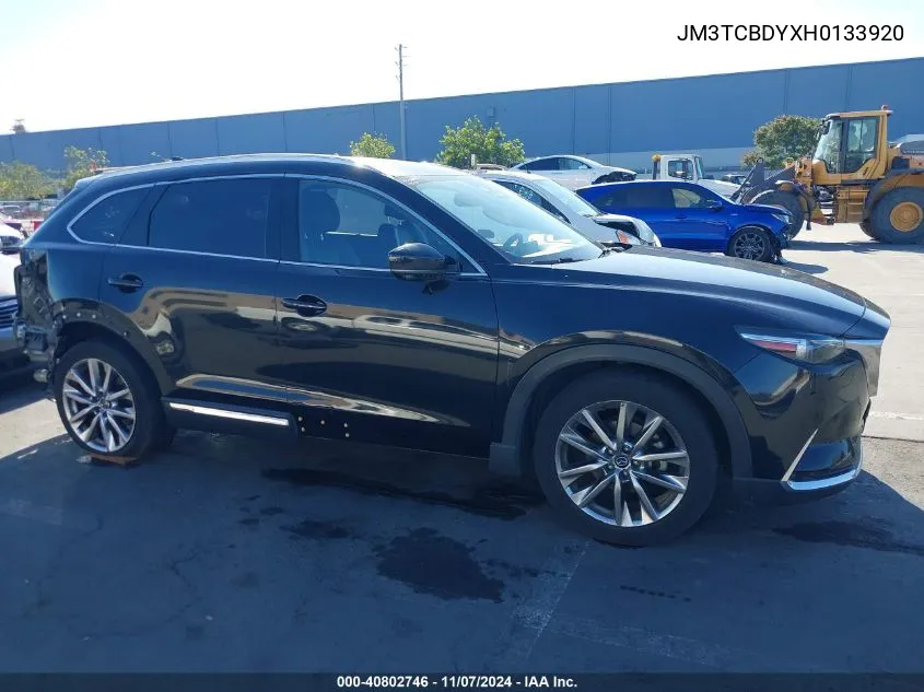 2017 Mazda Cx-9 Grand Touring VIN: JM3TCBDYXH0133920 Lot: 40802746