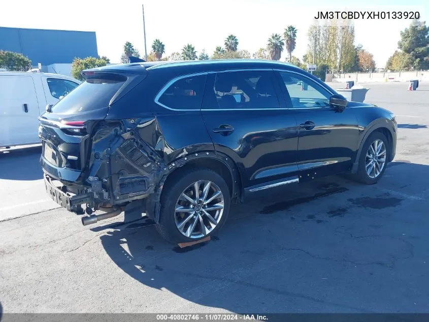 2017 Mazda Cx-9 Grand Touring VIN: JM3TCBDYXH0133920 Lot: 40802746