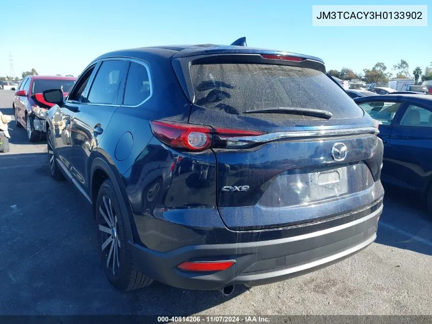 2017 Mazda Cx-9 Touring VIN: JM3TCACY3H0133902 Lot: 40814206