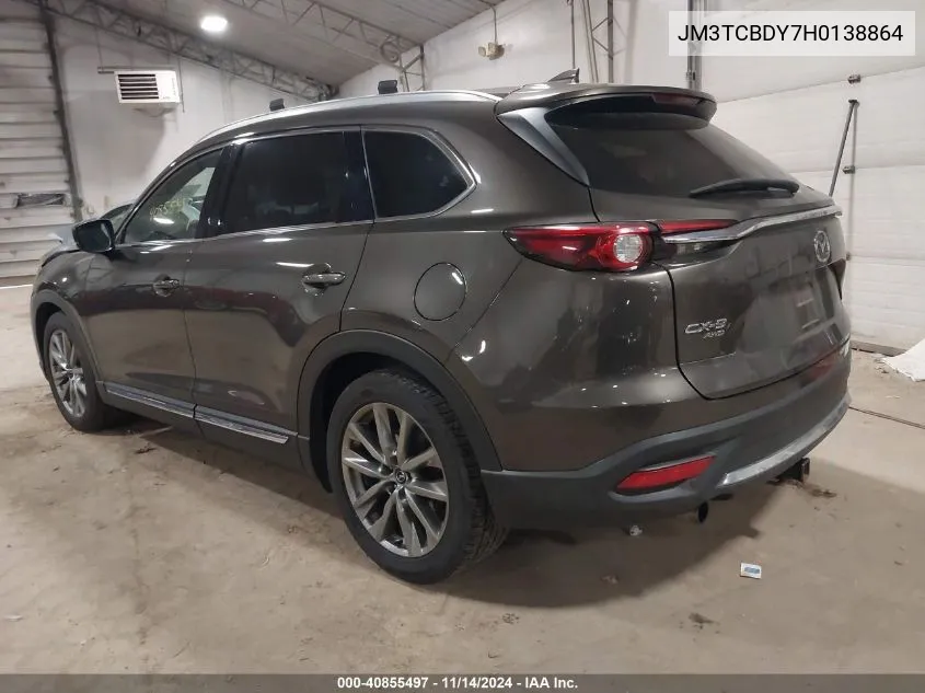 2017 Mazda Cx-9 Grand Touring VIN: JM3TCBDY7H0138864 Lot: 40855497