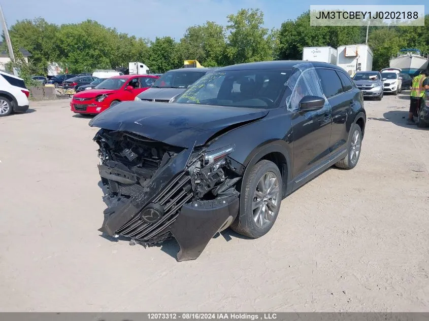 JM3TCBEY1J0202188 2018 Mazda Cx-9 Signature