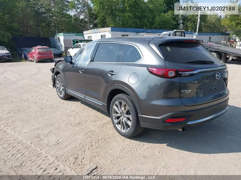 JM3TCBEY1J0202188 2018 Mazda Cx-9 Signature