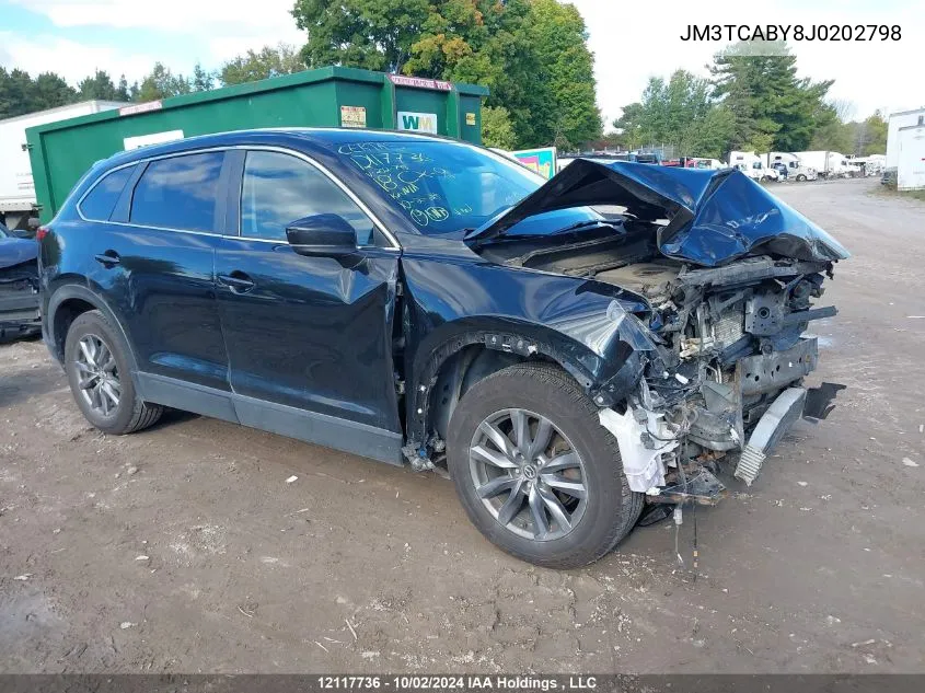 JM3TCABY8J0202798 2018 Mazda Cx-9 Sport