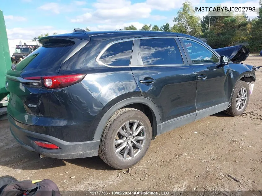 2018 Mazda Cx-9 Sport VIN: JM3TCABY8J0202798 Lot: 12117736