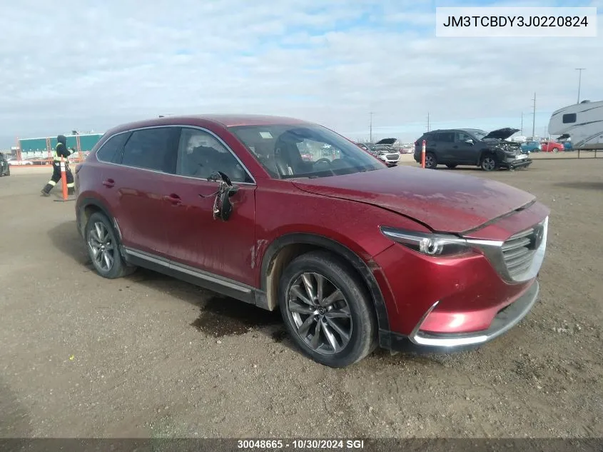 2018 Mazda Cx-9 Grand Touring VIN: JM3TCBDY3J0220824 Lot: 30048665