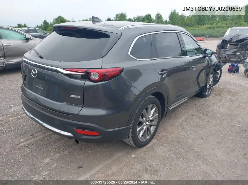 2018 Mazda Cx-9 Grand Touring VIN: JM3TCBDY7J0200639 Lot: 39725526