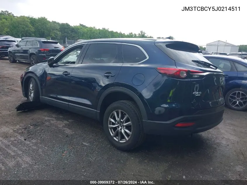 JM3TCBCY5J0214511 2018 Mazda Cx-9 Touring