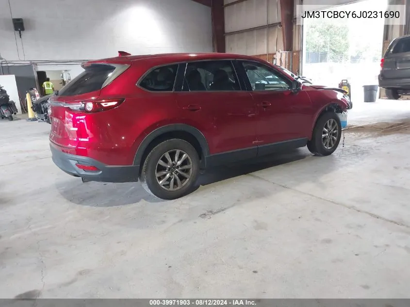 2018 Mazda Cx-9 Touring VIN: JM3TCBCY6J0231690 Lot: 39971903