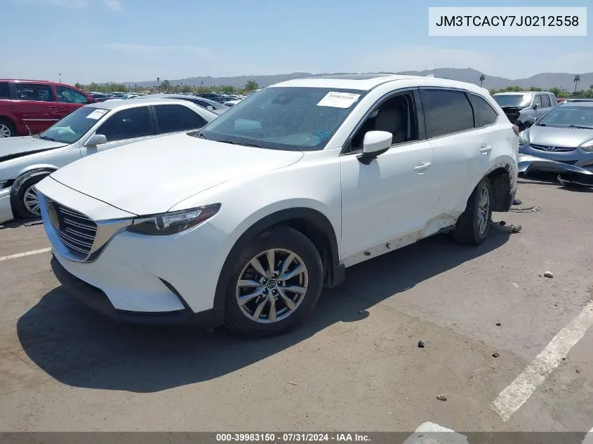 JM3TCACY7J0212558 2018 Mazda Cx-9 Touring