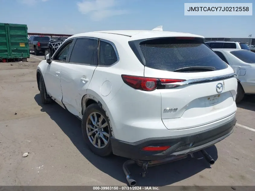 JM3TCACY7J0212558 2018 Mazda Cx-9 Touring