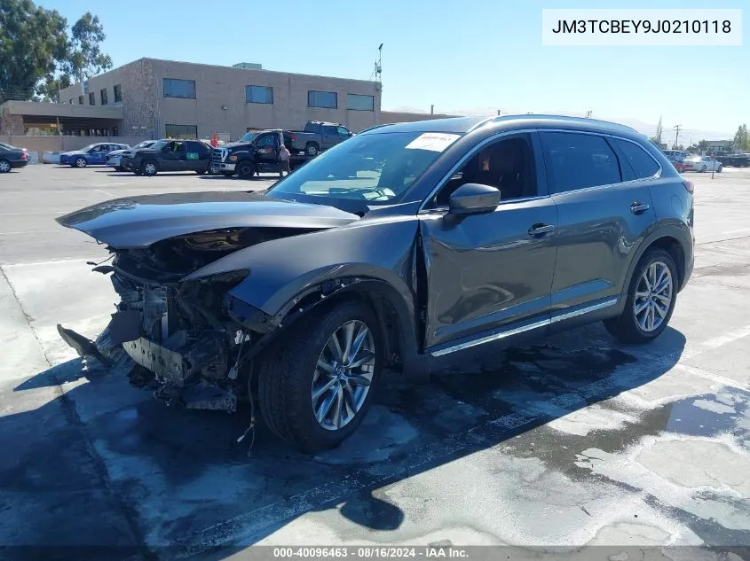 JM3TCBEY9J0210118 2018 Mazda Cx-9 Signature